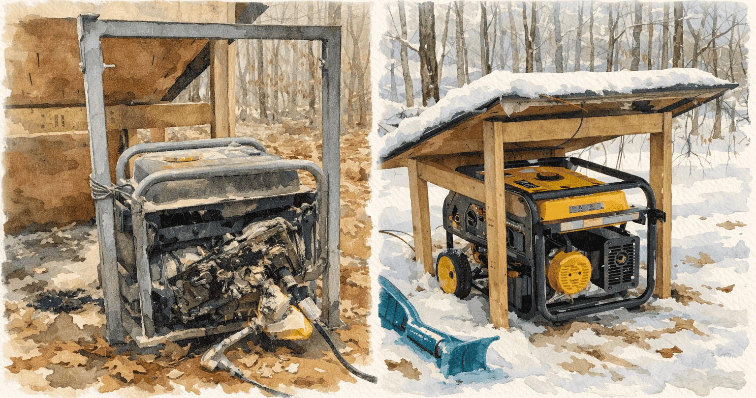 Generator in a watercolour style