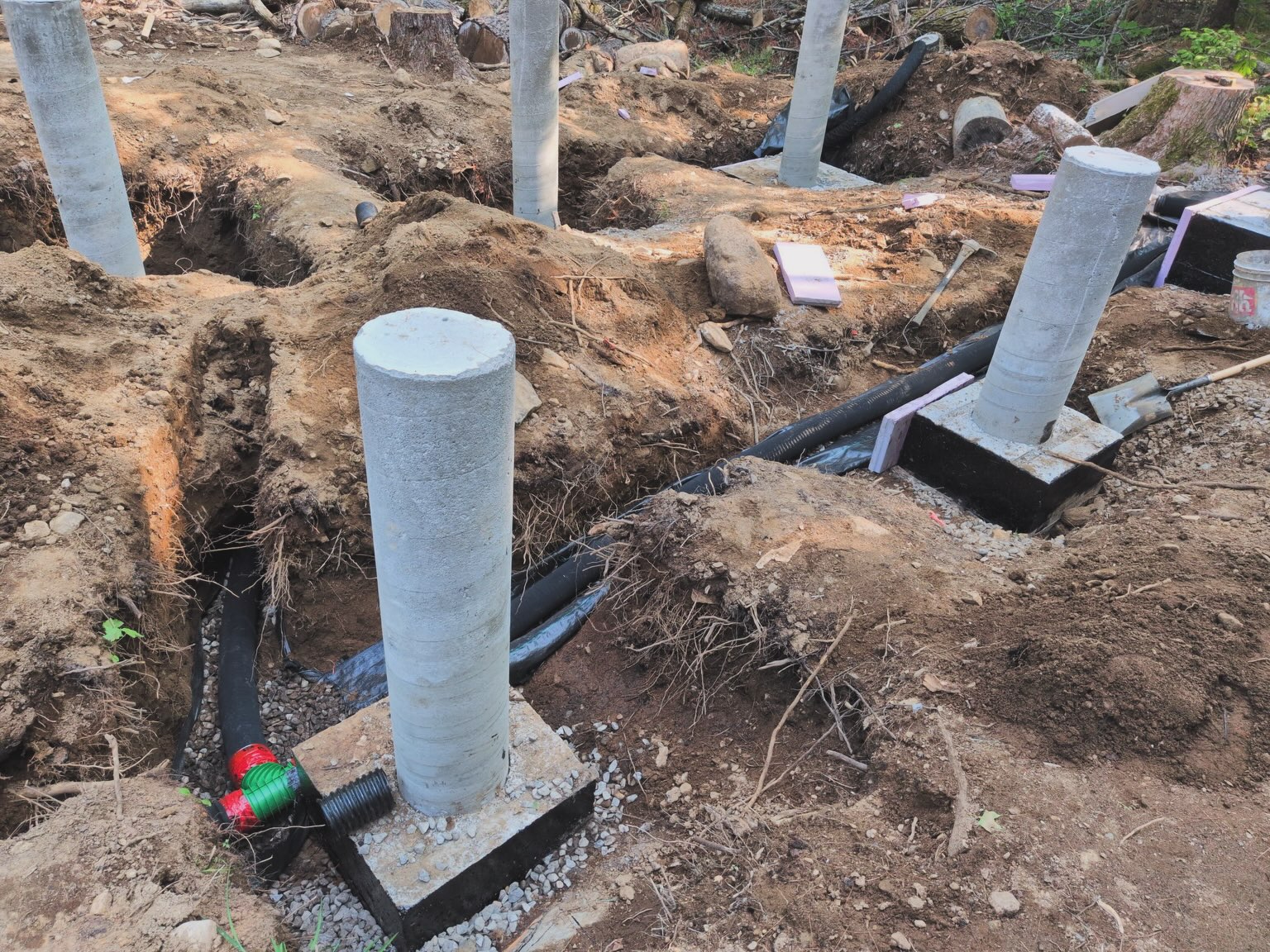 Drainage, insulation, and waterproofing is nearing completion. We are hoping to have our final foundation inspection early next week and the…