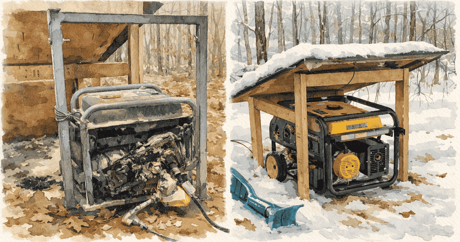 Generator in a watercolour style