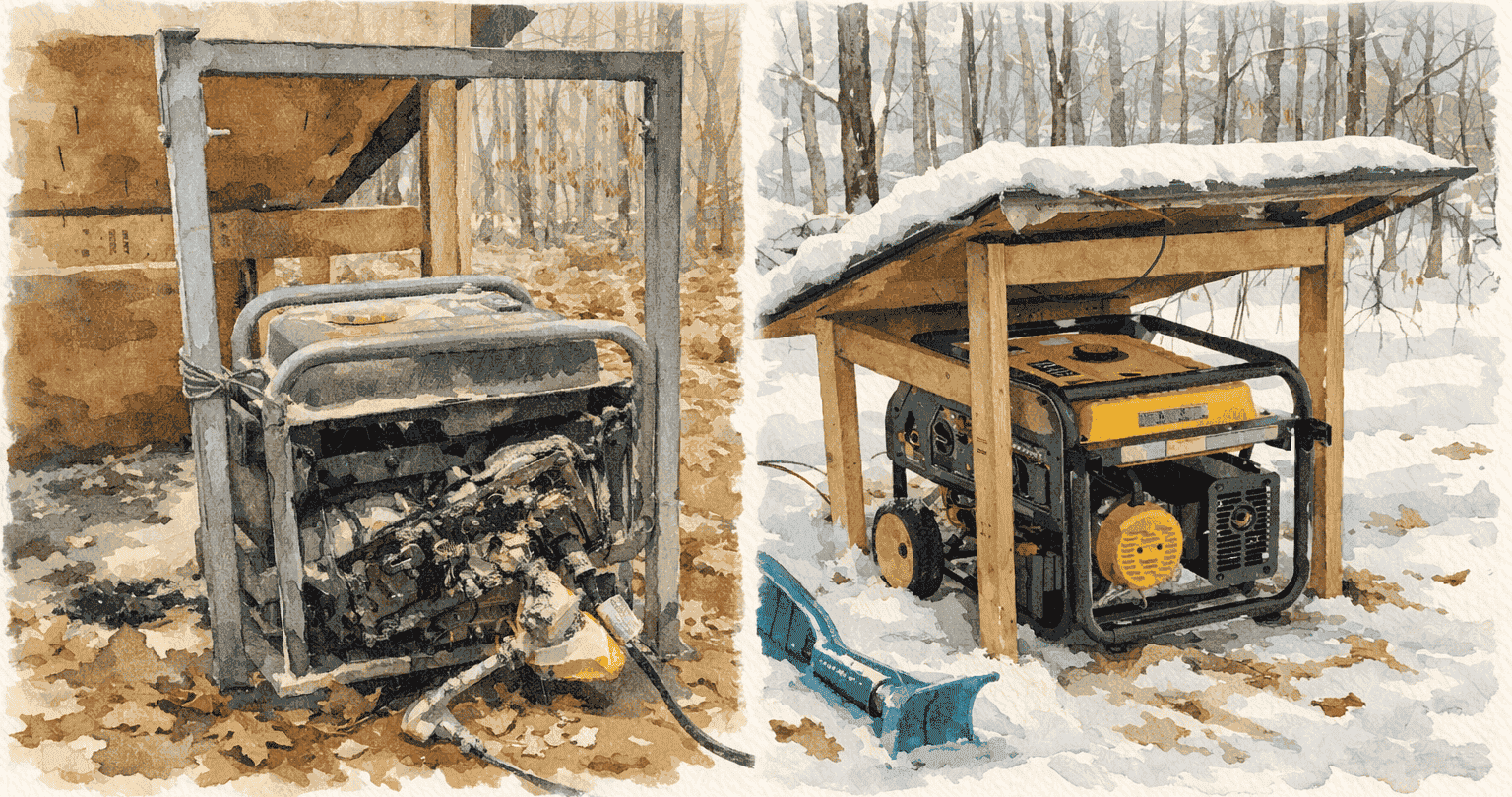 Generator in a watercolour style